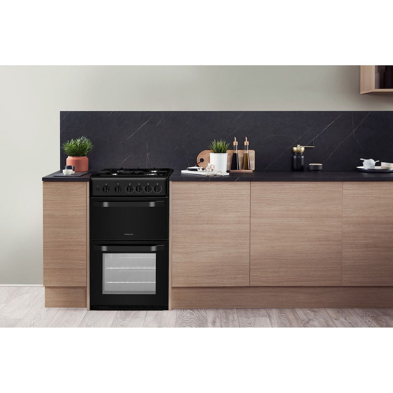 Hotpoint HD5G00KCB/UK Cooker - Black (Discontinued)
