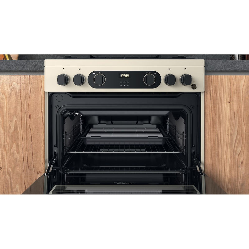Hotpoint CD67G0C2CJ/UK Gas Cooker 60cm Double Oven - Jasmine (Discontinued)