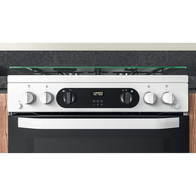 Hotpoint HDM67G0CCW/UK Double Cooker - White (Discontinued)