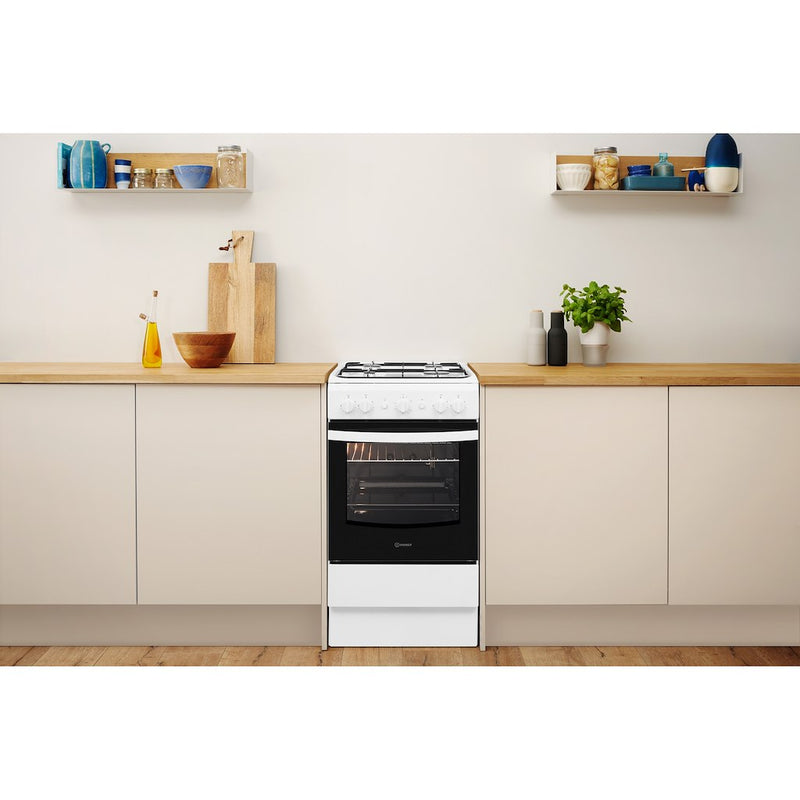 Indesit IS5G1KMW/U Cooker - White (Discontinued)