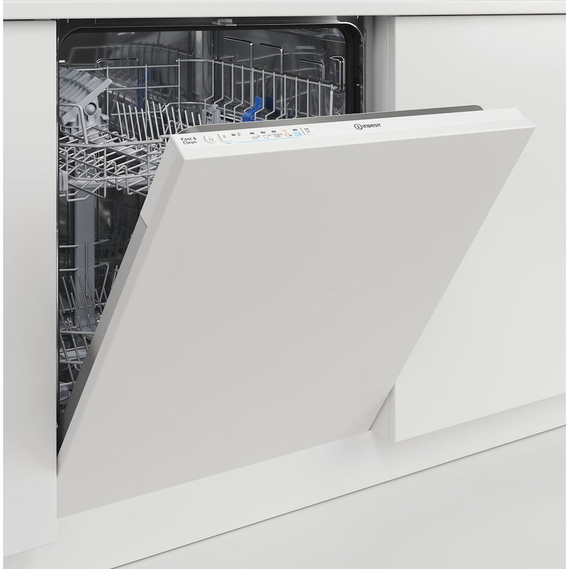 Indesit Ecotime DIE 2B19 UK Integrated Dishwasher - White (Discontinued)