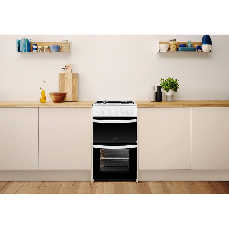 Indesit ID5G00KMW/UK Cooker - White (Discontinued)