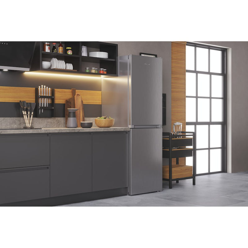 Hotpoint HTFC850TI1X1 Freestanding Fridge Freezer - Inox (Discontinued)