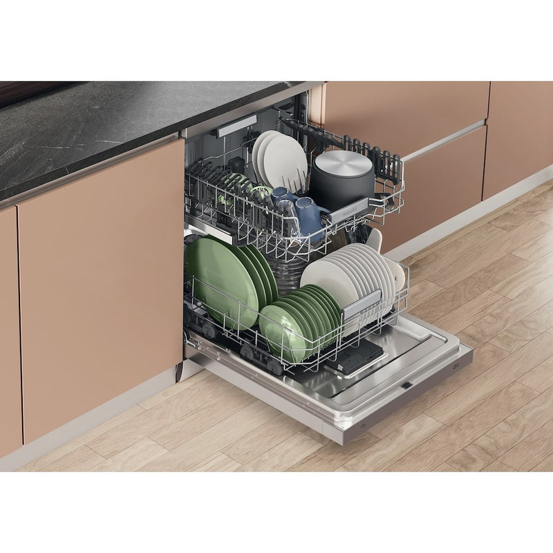 Hotpoint dishwasher: full size, inox (Discontinued)