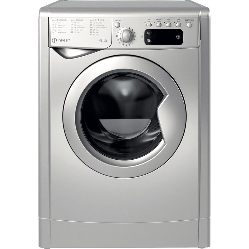 Indesit IWDD 75145 S UK N 7kg wash 5kg dry 1400 RPM Washer Dryer - Silver (Discontinued)
