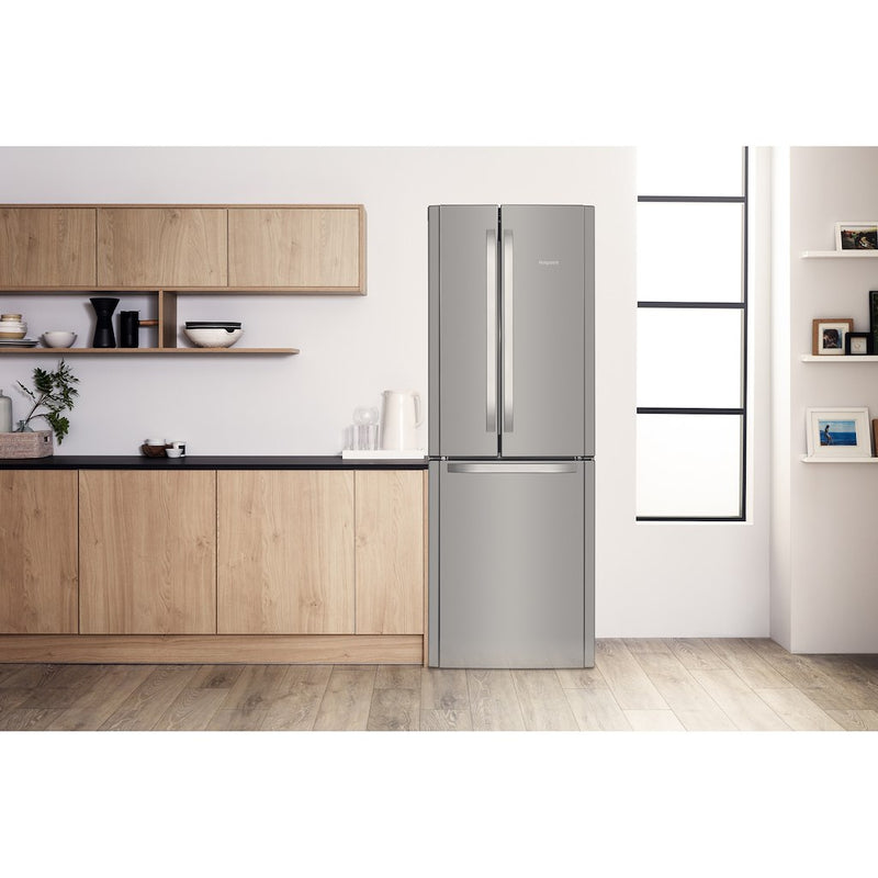 Hotpoint FFU3D X 1 Fridge Freezer - Stainless Steel (Discontinued)