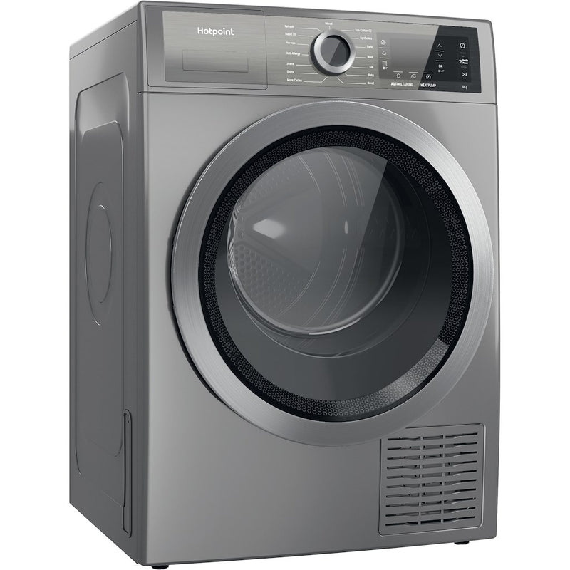 Hotpoint H8 D94SB UK 9kg Heat Pump Tumble Dryer - Silver (Discontinued)