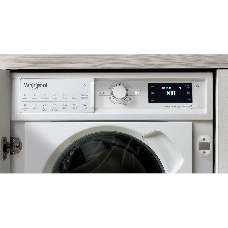 Whirlpool BI WMWG 91484 UK Integrated Washing Machine - 9kg -1400 rpm White (Discontinued)