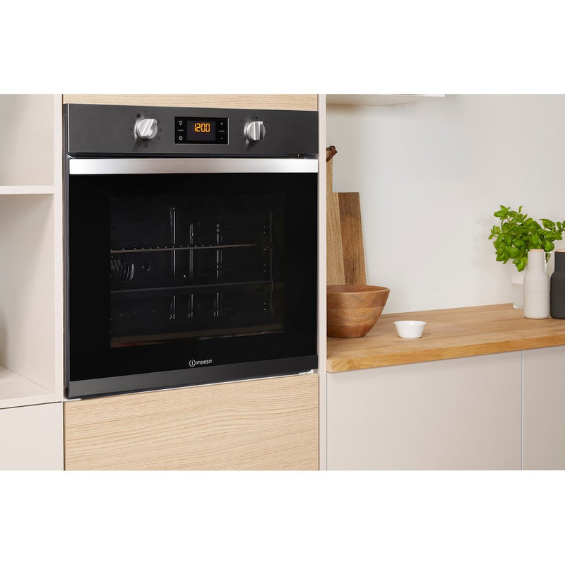 Indesit Aria IFW 3841 P IX UK Electric Single Built-in Oven in Stainless Steel (Discontinued)
