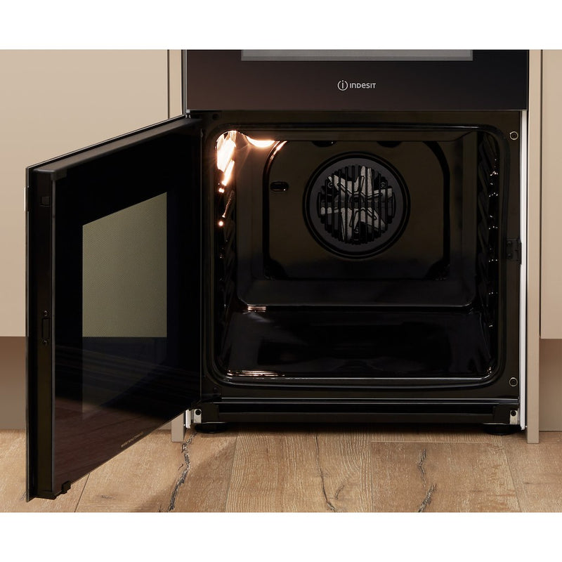 Indesit ID5E92KMW/UK Cooker - White (Discontinued)