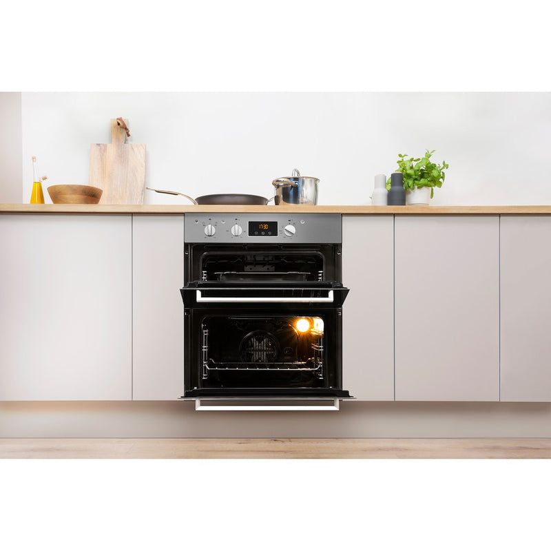 Indesit Aria IDU 6340 IX Electric Built-under Oven in Stainless Steel (Discontinued)
