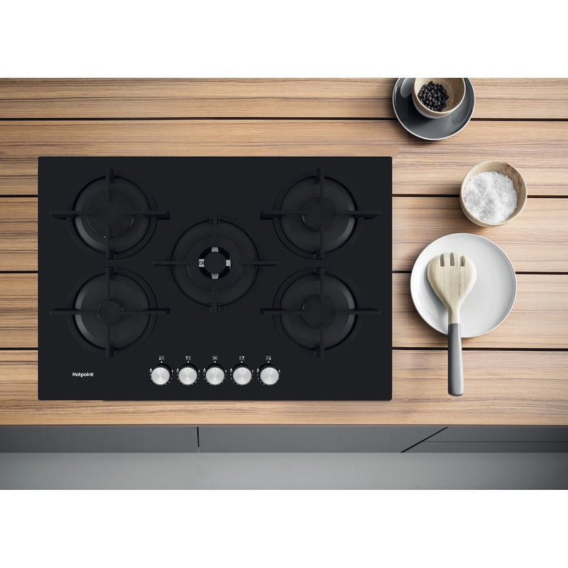 Hotpoint HGS 72S BK Hob - Black