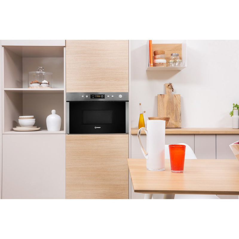 Indesit Aria MWI 3213 IX Built-in Microwave in Stainless Steel (Discontinued)