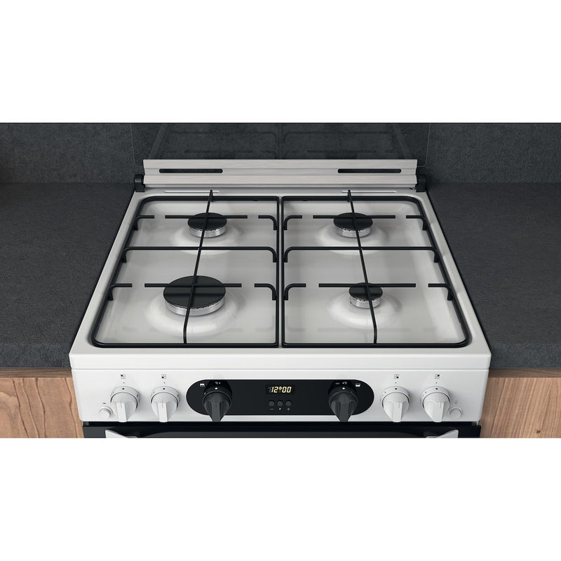 Hotpoint HDM67G0CCW/UK Double Cooker - White (Discontinued)