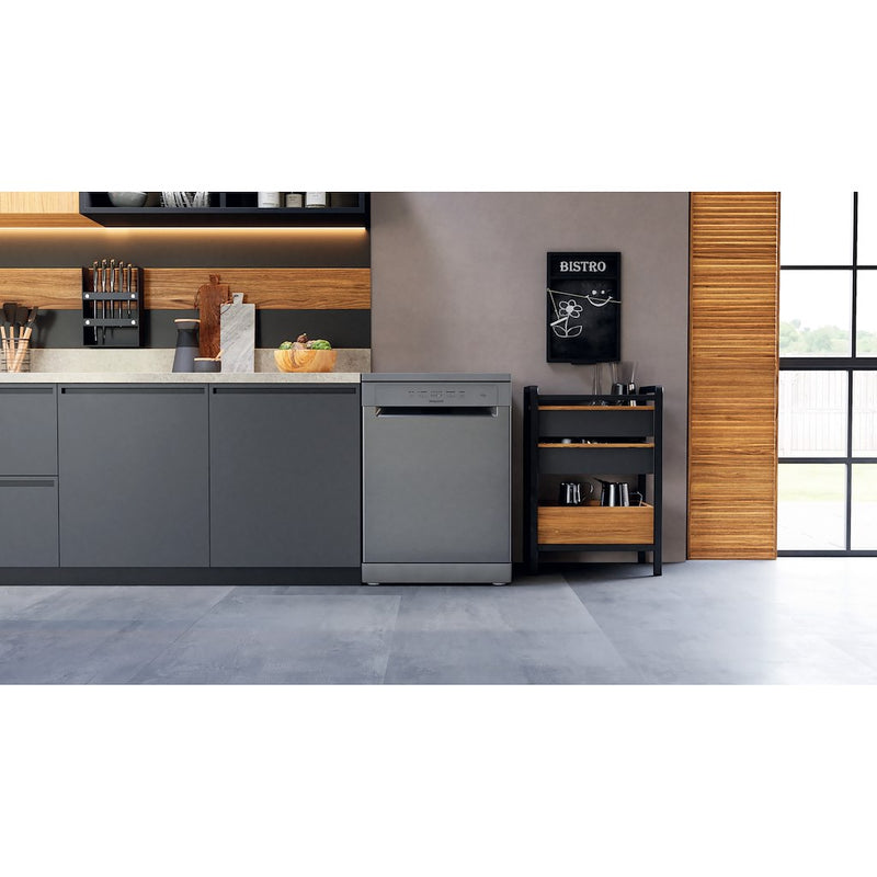 Hotpoint  H2F HL626 X UK Freestanding 14 Place Settings Dishwasher