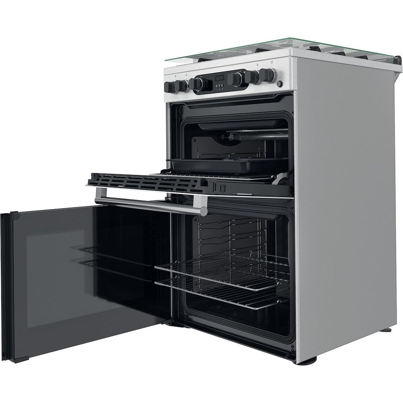 Cannon by Hotpoint CD67G0CCX/UK Freestanding Gas Cooker - Double Oven (Discontinued)