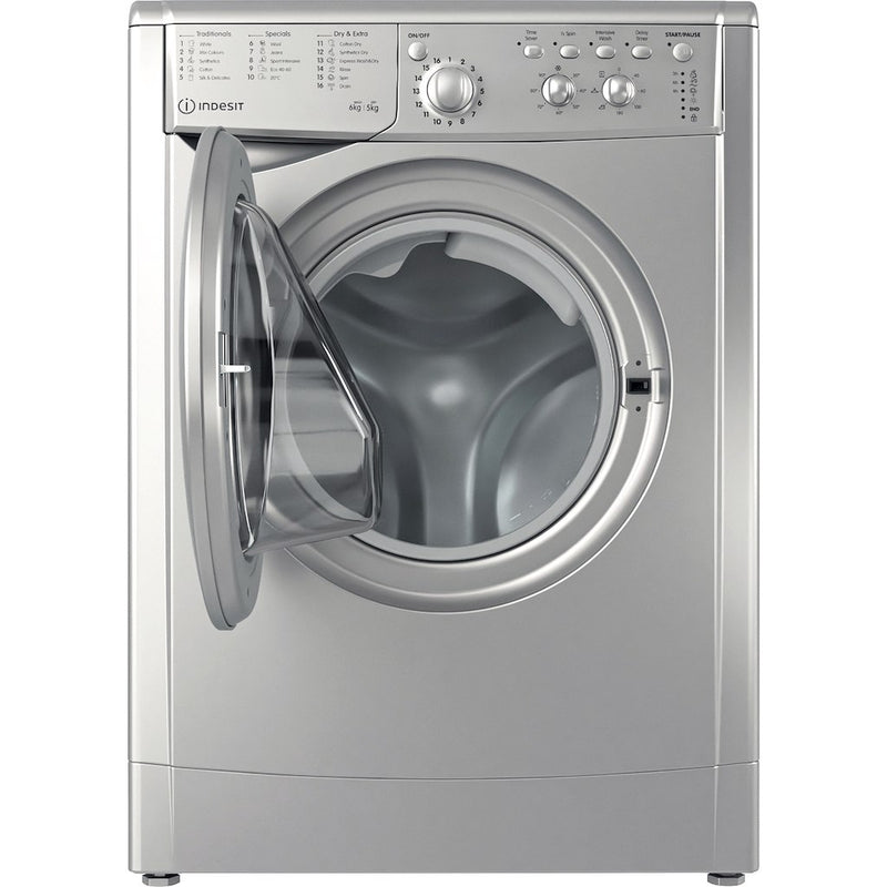 Indesit Ecotime IWDC 65125 S UK N Washer Dryer - Silver (Discontinued)