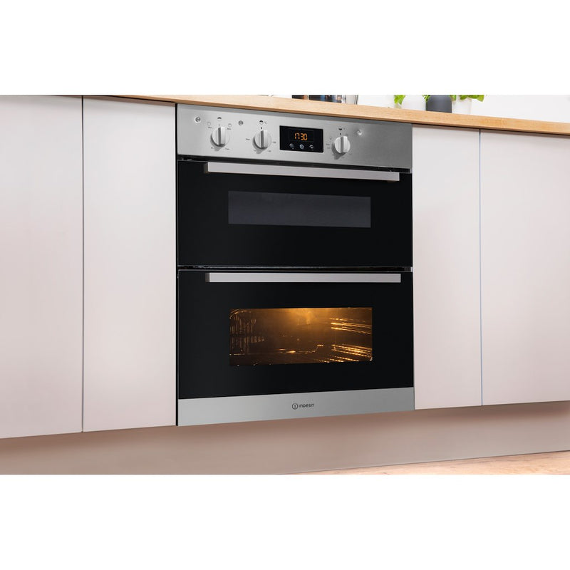 Indesit Aria IDU 6340 IX Electric Built-under Oven in Stainless Steel (Discontinued)