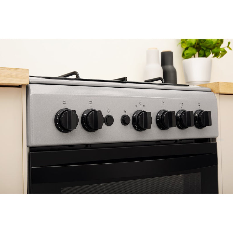 Indesit IS5G1PMSS/UK Cooker - Silver (Discontinued)