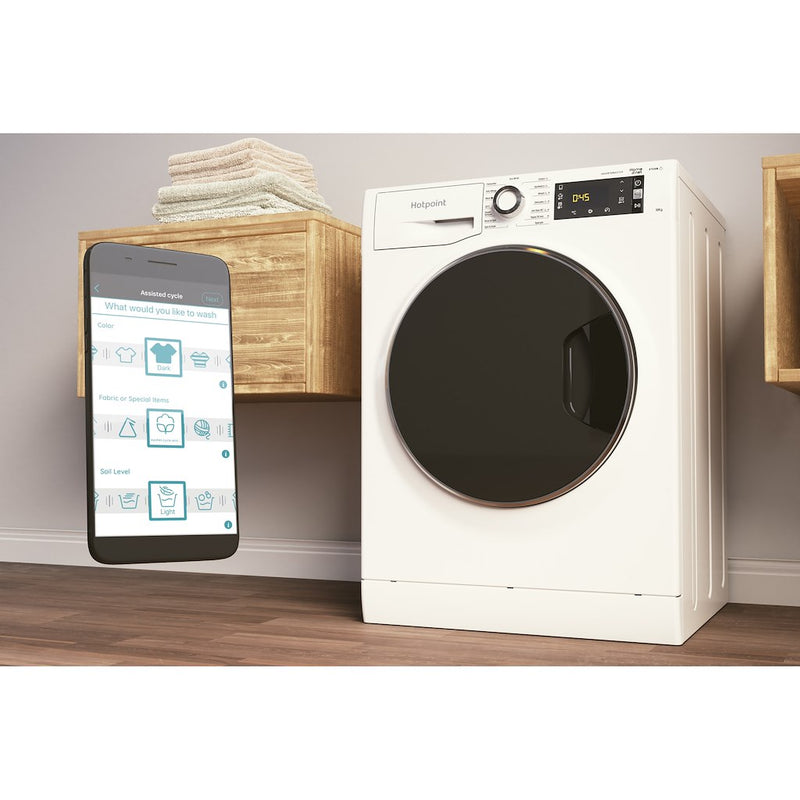 Hotpoint ActiveCare NLLCD 1044 WD AW UK N Washing Machine - White (Discontinued)