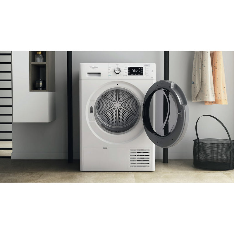 Whirlpool Heat Pump Tumble Dryer: Freestanding, 9kg - FFT M22 9X2B UK (Discontinued)