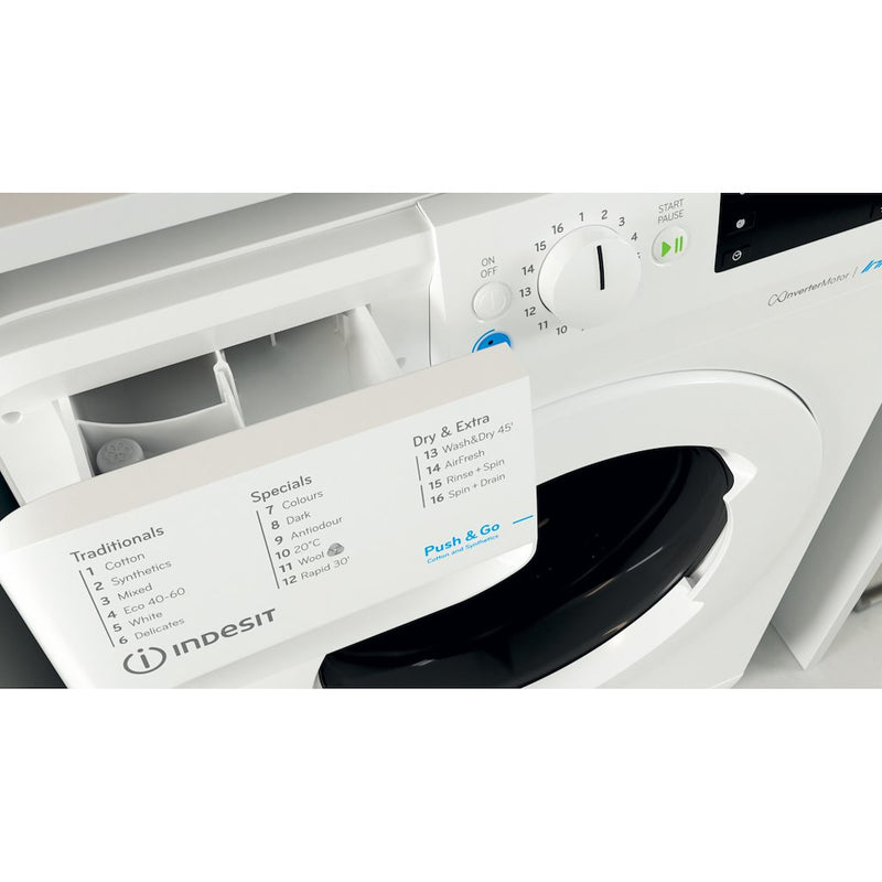 Indesit BDE107625XWUKN Washer Dryer - White (Discontinued)