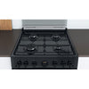 Indesit ID67G0MCB/UK Double Cooker - Black (Discontinued) Thumbnail