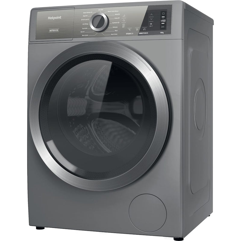 Hotpoint H8 W046SB UK Washing Machine - Silver (Discontinued)