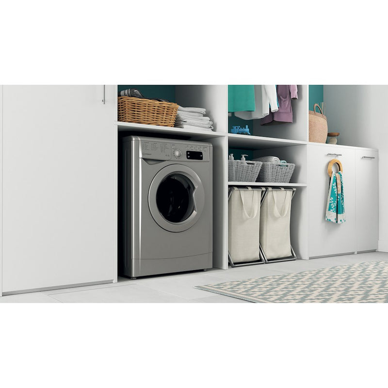 Indesit IWDD 75145 S UK N 7kg wash 5kg dry 1400 RPM Washer Dryer - Silver (Discontinued)