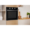 Indesit Aria IFW 6330 BL UK Electric Single Built-in Oven in Black Thumbnail