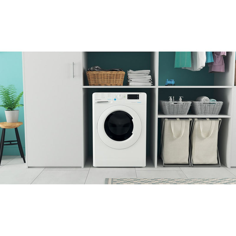 Indesit BDE86436WVUKN 1400 RPM 8KG Wash 6KG Dry Washer Dryer - White (Discontinued)