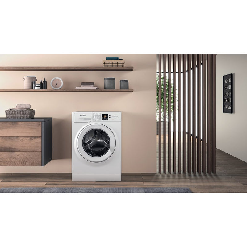 Hotpoint NSWF 743U W UK N Freestanding Front Load Washing Machine 7kg - 1400rpm (Discontinued)