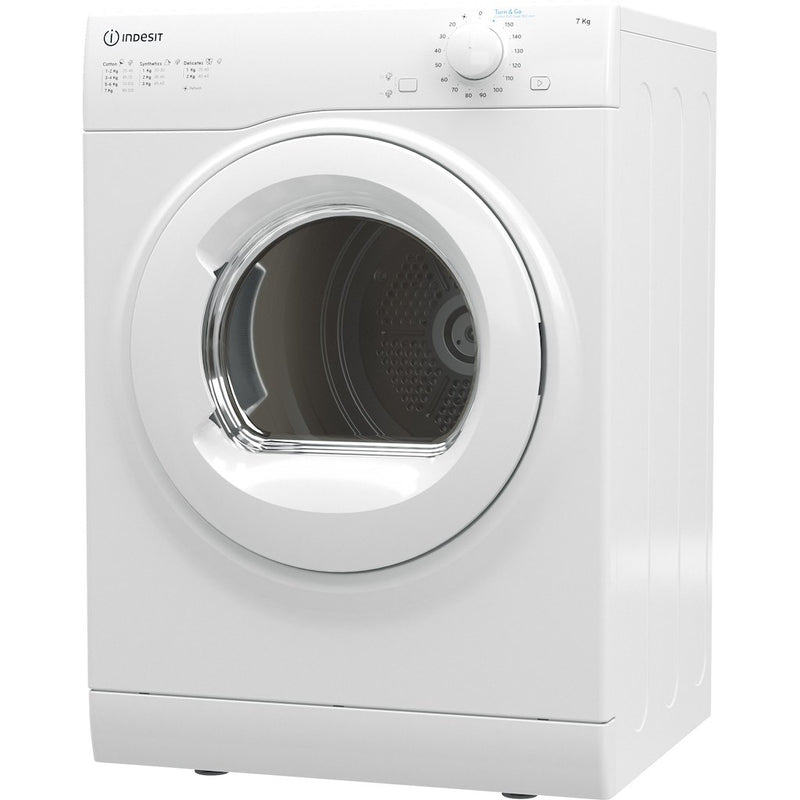 Indesit 8kg Air-Vented I1 D80W UK Tumble Dryer - White