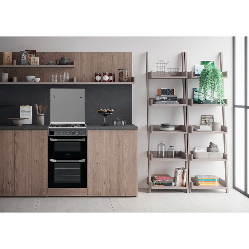 Hotpoint HD5G00CCX/UK Gas Cooker - Stainless Steel (Discontinued)