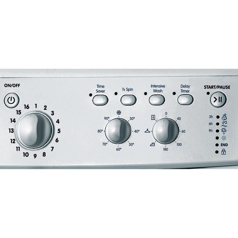 Indesit Ecotime IWDC 65125 S UK N Washer Dryer - Silver (Discontinued)