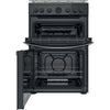 Indesit ID67G0MCB/UK Double Cooker - Black (Discontinued) Thumbnail