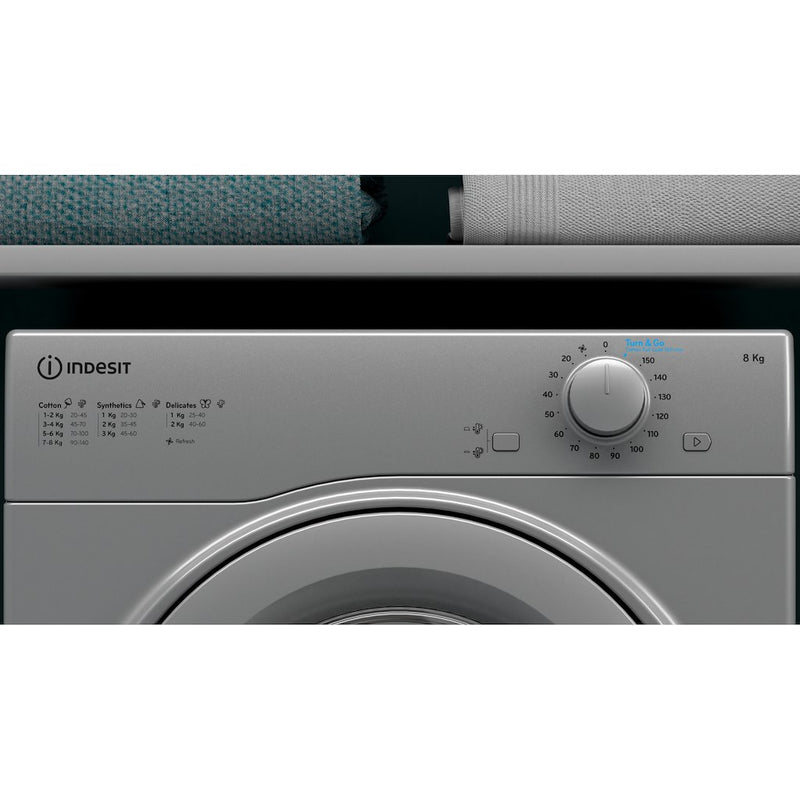 Indesit I1 D80S UK Tumble Dryer - Silver (Discontinued)