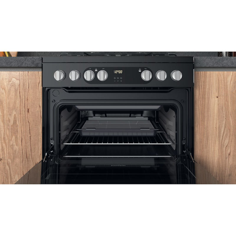 Hotpoint HDM67G9C2CSB/UK Dual Fuel Double Cooker - Black (Discontinued)