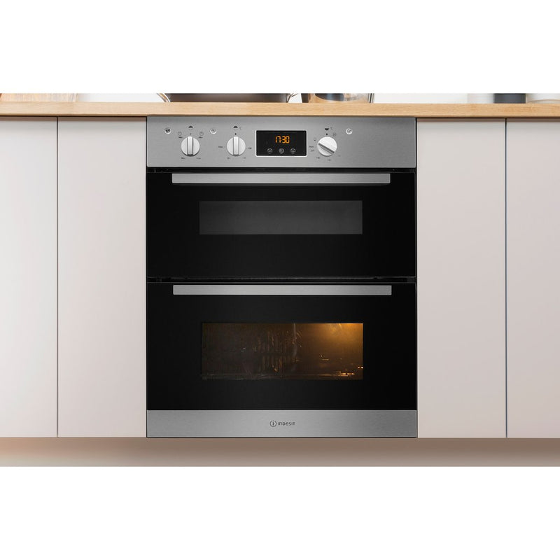 Indesit Aria IDU 6340 IX Electric Built-under Oven in Stainless Steel (Discontinued)