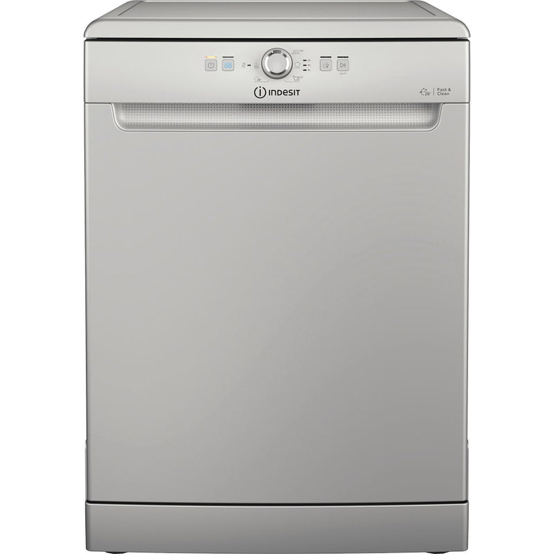 Indesit D2F HK26 S UK Freestanding 60cm Dishwasher - Silver