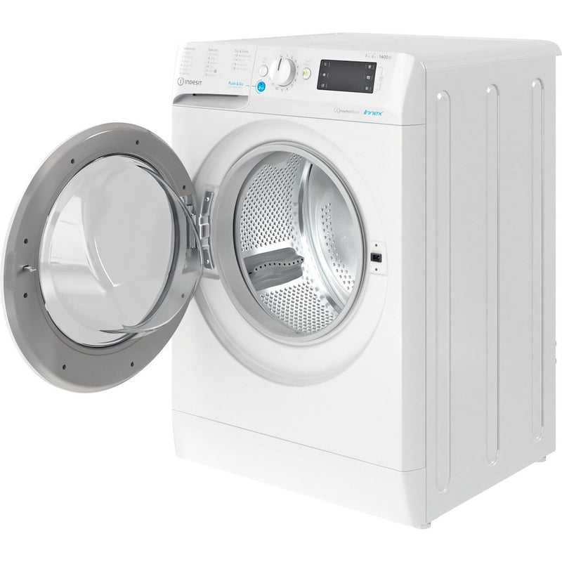 Indesit BDE86436WVUKN 1400 RPM 8KG Wash 6KG Dry Washer Dryer - White (Discontinued)