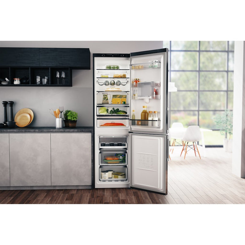 Hotpoint H7T 911A MX H AQUA 1 Total No Frost Fridge Freezer - Stainless Steel (Discontinued)