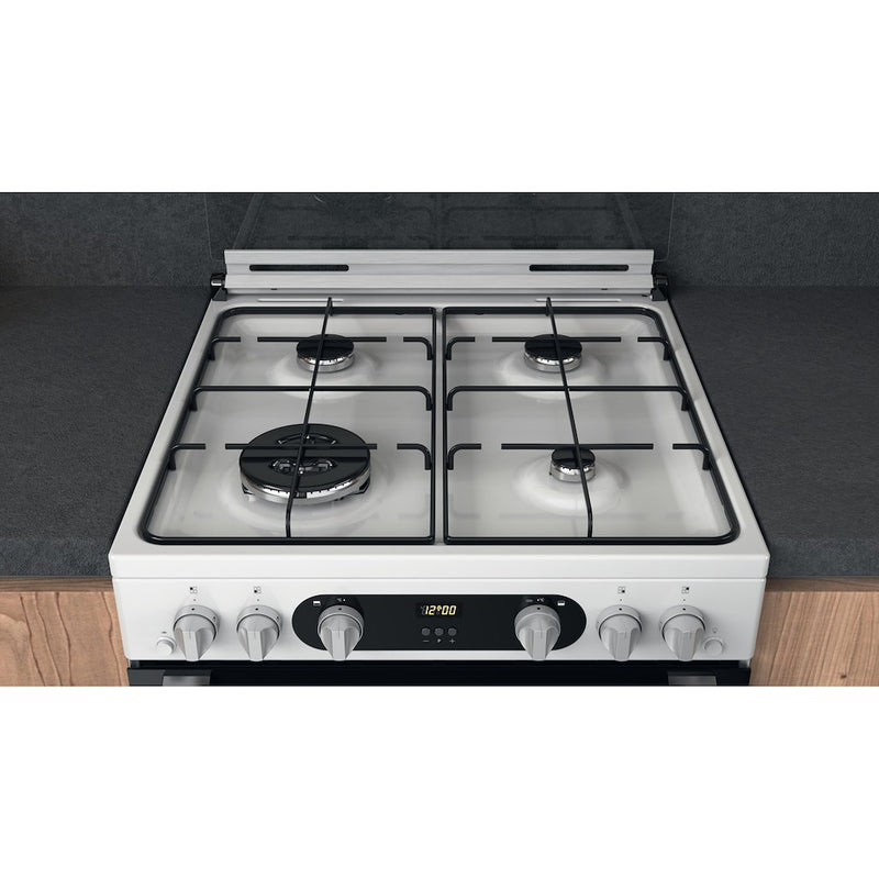 Hotpoint HD67G02CCW/UK Double Cooker - White (Discontinued)