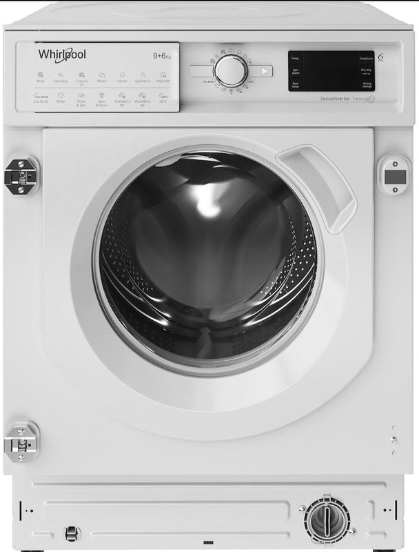 Whirlpool BI WDWG 961484 UK Built in Washer Dryer 9+6kg 1400rpm - White (Discontinued)