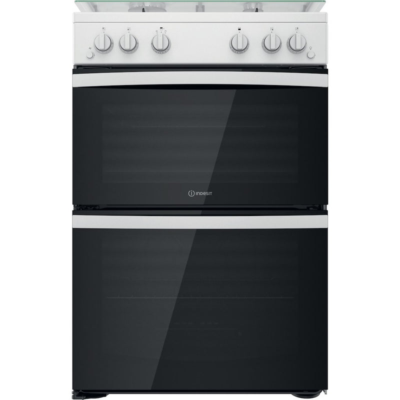 Indesit ID67G0MCW/UK Double Cooker - White (Discontinued)