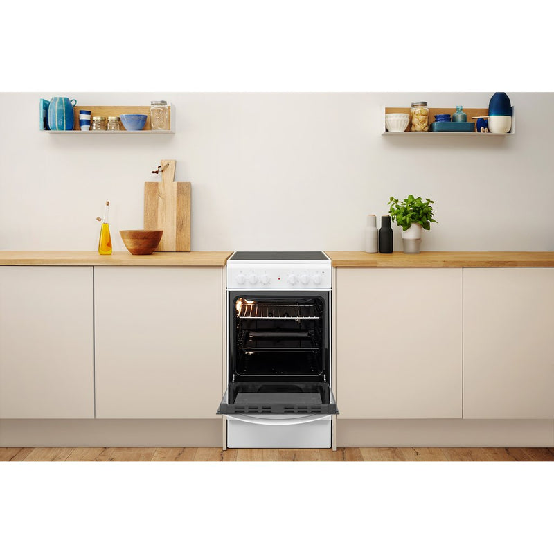 Indesit IS5V4KHW/UK Cooker - White (Discontinued)