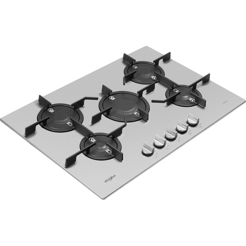 Whirlpool PMW75D2IXL Gas Hob 5 Burners - Inox