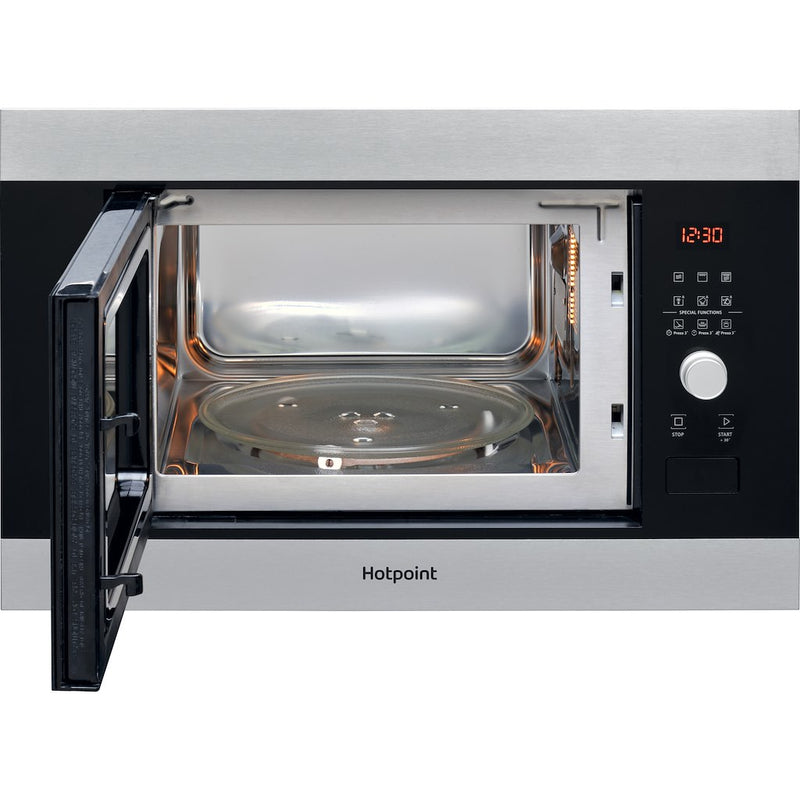 Hotpoint MF25G IX H Built In Compact Microwave Oven - Inox
