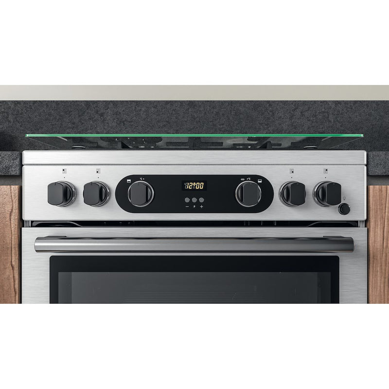 Cannon by Hotpoint CD67G0CCX/UK Freestanding Gas Cooker - Double Oven (Discontinued)