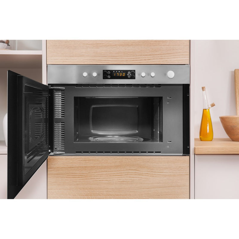 Indesit Aria MWI 3213 IX Built-in Microwave in Stainless Steel (Discontinued)